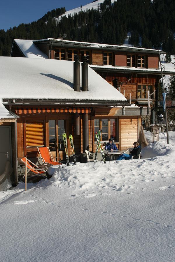 Ferienwohnung Bergdohle Adelboden Exterior foto