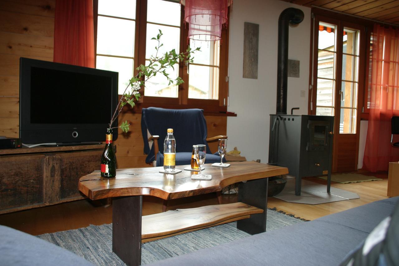 Ferienwohnung Bergdohle Adelboden Exterior foto
