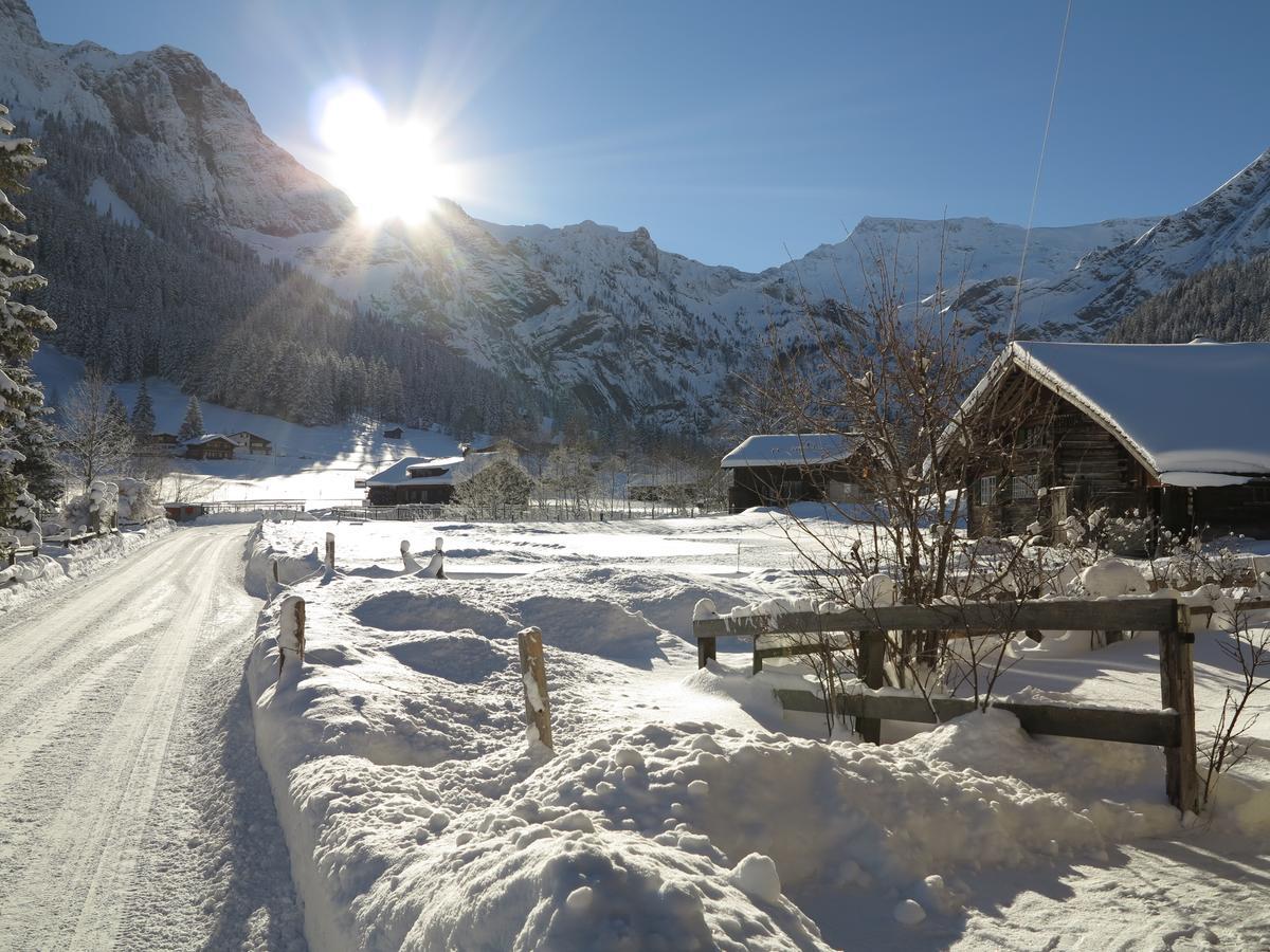 Ferienwohnung Bergdohle Adelboden Exterior foto
